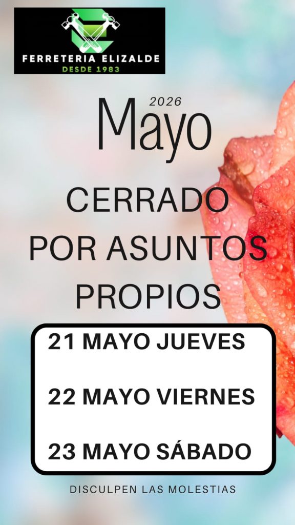 Asuntos propios mayo